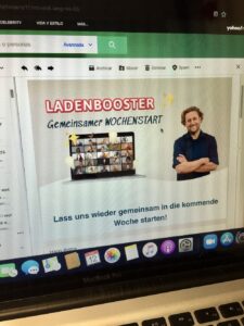 Ladenbooster Wake-up-call