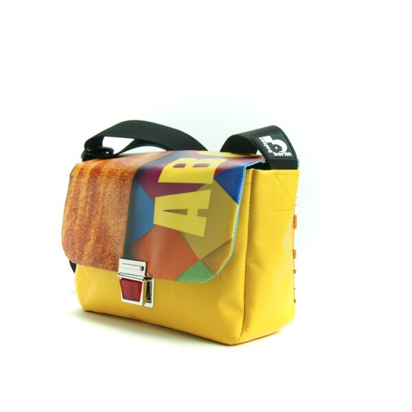 Handtasche gelb-bunt